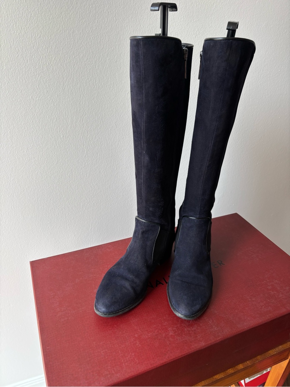 Donald J. Pliner Navy Kidsuede Winter Boots